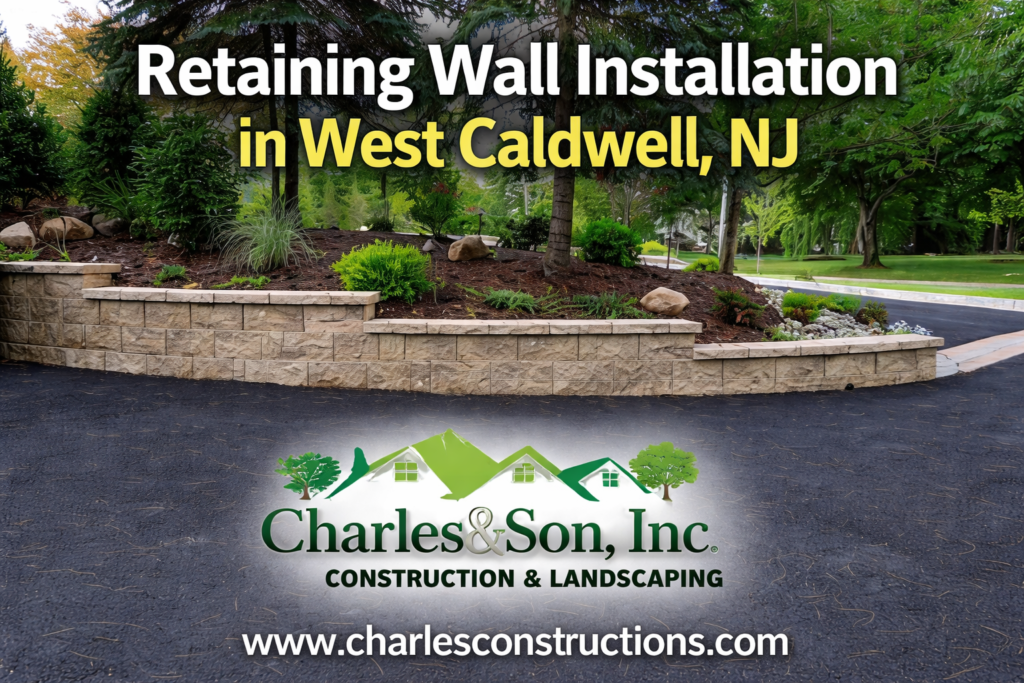 Why Do Yards Need Retaining Wall Installation in West Caldwell, NJ?