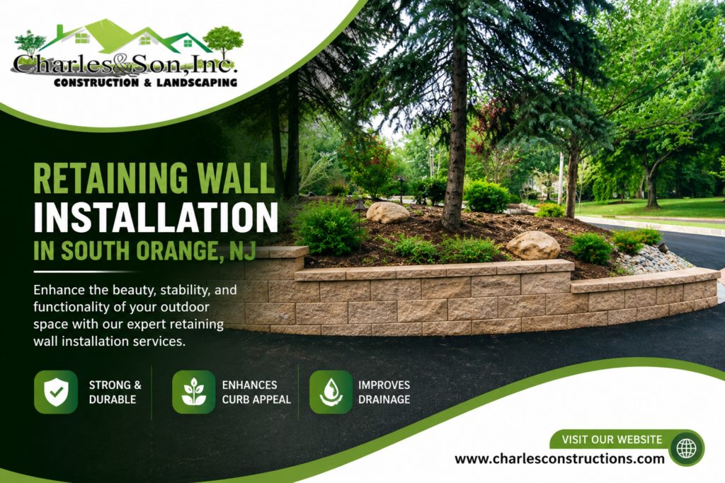 When Should You Plan Retaining Wall Installation in South Orange, NJ?