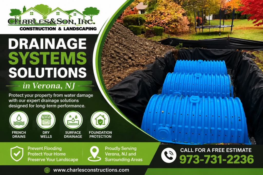 Want a Drier Yard? Which Drainage Solutions Work in Verona, NJ?